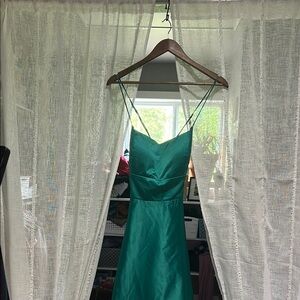 B Darlin Vibrant Teal Dress